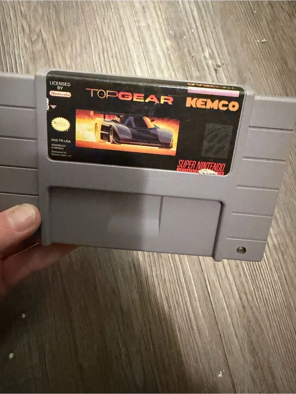 Top Gear Super Nintendo Game